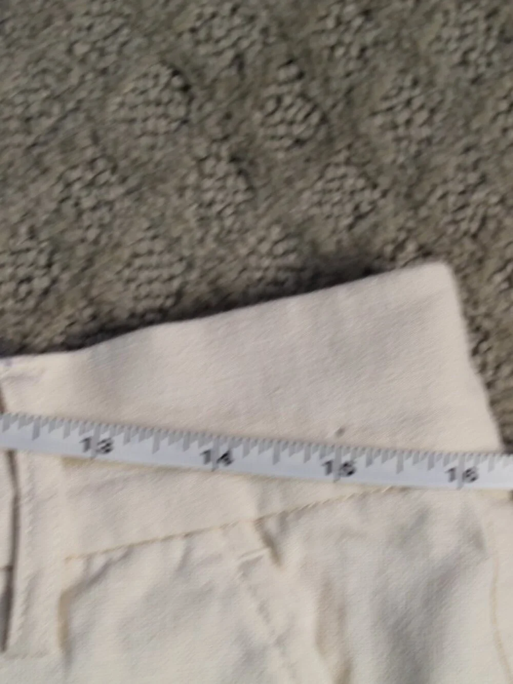 J Crew Pants Women’s 12 Off White Linen Cotton Wide Leg Career